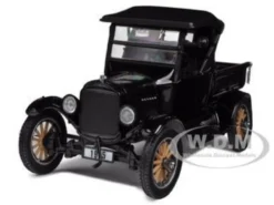 1925 Ford Model T Closed Convertible Pickup Truck Black 1/24 Diecast Model Car Sun Star 1860