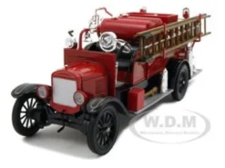 1926 Ford Model T Fire Engine Red/Black 1/32 Diecast Model Car Signature Models 32313