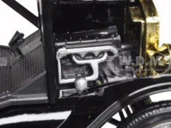 1925 Ford Model T Paddy Wagon Black 1/24 Diecast Model Car Motormax 79316