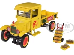 1923 Ford Model TT Coca Cola with Hand Cart and Coca Cola Bottles 1/32 Diecast Model Motorcity Classics 442453