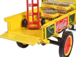 1923 Ford Model TT Coca Cola with Hand Cart and Coca Cola Bottles 1/32 Diecast Model Motorcity Classics 442453