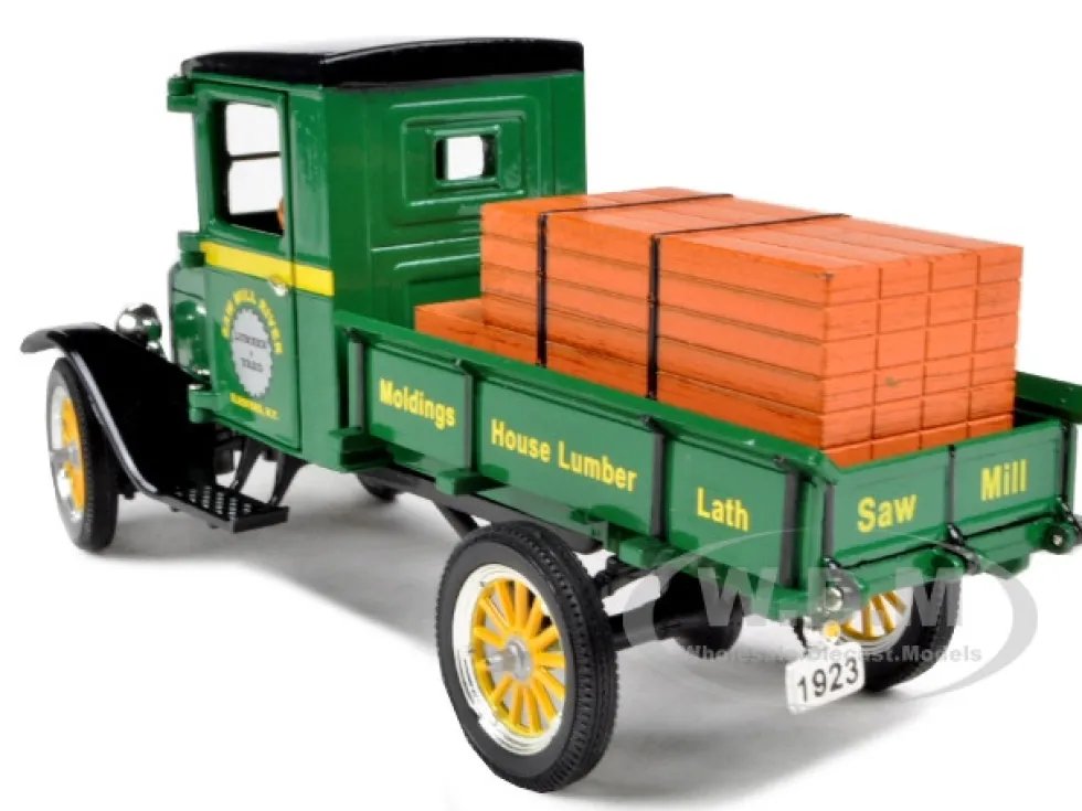 1923 Ford Model TT Lamber Truck Green 1/32 Diecast Model Car Signature Models 32385