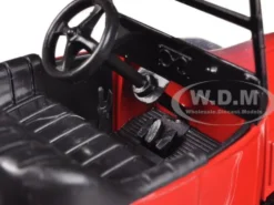 1925 Ford Model T Touring Red 1/24 Diecast Model Car Motormax 79328