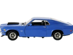 1970 Ford Mustang Boss 429 Blue Timeless Classics Series 1/18 Diecast Model Car Motormax 73154