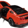 2012 Ford Mustang Boss 302 Orange Black 1/24 Diecast Model Car Maisto 31269