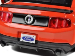 2012 Ford Mustang Boss 302 Orange Black 1/24 Diecast Model Car Maisto 31269