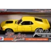 1970 Ford Mustang Boss 429 Yellow 1/24 Diecast Model Car Motormax 73303