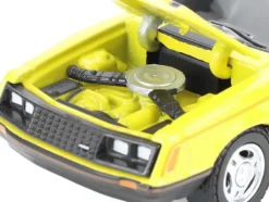 1979 Ford Mustang Cobra Fastback Bright Yellow with Cobra Good Graphics "GreenLight Muscle" Series 30 1/64 Diecast Model Car by Greenlight