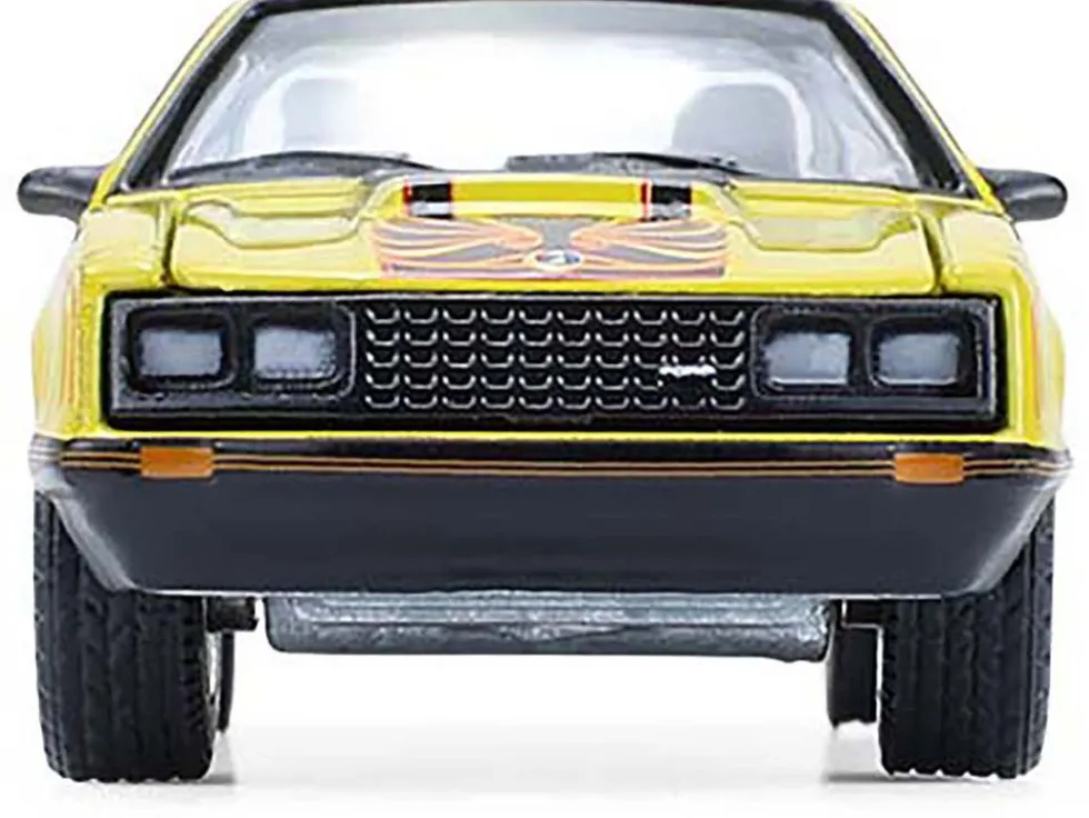 1979 Ford Mustang Cobra Fastback Bright Yellow with Cobra Good Graphics "GreenLight Muscle" Series 30 1/64 Diecast Model Car by Greenlight