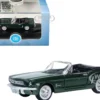 1965 Ford Mustang Convertible Ivy Green Metallic 1/87 HO Scale Diecast Model Car Oxford Diecast 87MU65006