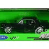1964 1/2 Ford Mustang Coupe Hard Top Black 1/24 Diecast Model Car Welly 22451
