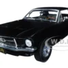 1967 Ford Mustang Coupe Matt Black Adonis Creed's Creed 2015 Movie 1/18 Diecast Model Car Greenlight 13611