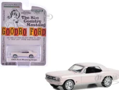 1967 Ford Mustang Coupe "She Country Special" Bill Goodro Ford Denver Colorado Bermuda Sand "Hobby Exclusive" 1/64 Diecast Model Greenlight 30427