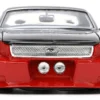 1965 Ford Mustang Custom Red Black Bigtime Muscle Series 1/24 Diecast Model Car Jada 34202