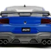 2024 Ford Mustang Dark Horse Blue Metallic with Black and Gray Stripes "Bigtime Muscle" Series 1/24 Diecast Model Car by Jada
