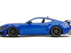 2024 Ford Mustang Dark Horse Blue Metallic with Black and Gray Stripes "Bigtime Muscle" Series 1/24 Diecast Model Car by Jada