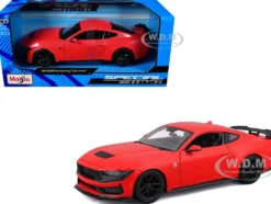 2024 Ford Mustang Dark Horse Red "Special Edition" Series 1/24 Diecast Model Car by Maisto