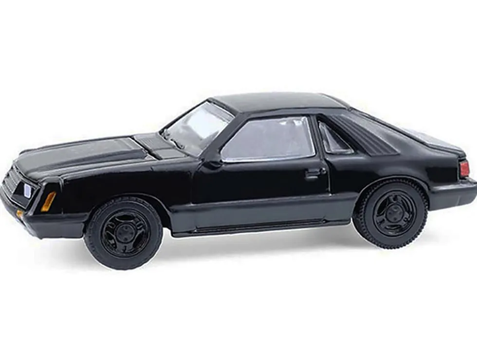 1979 Ford Mustang Fastback Black "Black Bandit" Series 30 1/64 Diecast Model Car by Greenlight