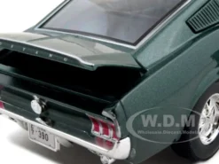 1967 Ford Mustang Fastback GTA Green 1/18 Diecast Model Car Maisto 31166