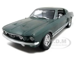 1967 Ford Mustang Fastback GTA Green 1/18 Diecast Model Car Maisto 31166