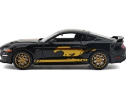 2018 Ford Mustang GT 5.0 Black with Gold Stripes and Graphics 