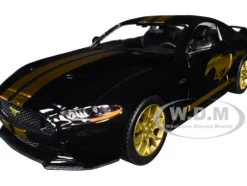 2018 Ford Mustang GT 5.0 Black with Gold Stripes and Graphics 