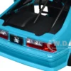 1989 Ford Mustang GT Blue with Black Hood Stripes "Fast & Furious" Series 1/24 Diecast Model Car by Jada