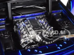 2006 Ford Mustang GT Blue with Black Top 1/24 Diecast Model Car Jada 99974