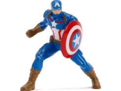 2006 Ford Mustang GT Captain America Diecast Figurine Avengers Marvel Series 1/24 Diecast Model Car Jada 31187