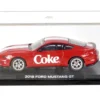 2018 Ford Mustang GT "Coca-Cola" Red with White Stripes 1/64 Diecast Model by Motor City Classics
