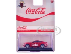 2018 Ford Mustang GT "Coca-Cola" Red with White Stripes 1/64 Diecast Model by Motor City Classics