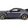 2025 Ford Mustang GTD Dark Gray Metallic with Black Top "Special Edition" Series 1/18 Diecast Model Car by Maisto