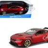 2025 Ford Mustang GTD Red Metallic with Black Top "Special Edition" Series 1/18 Diecast Model Car by Maisto