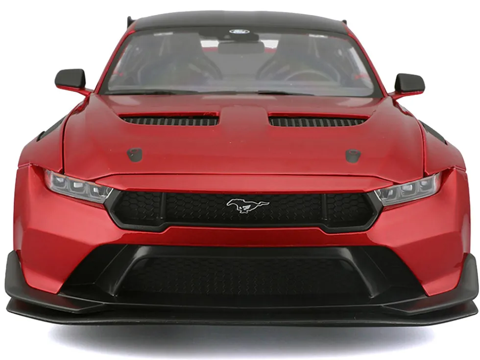 2025 Ford Mustang GTD Red Metallic with Black Top "Special Edition" Series 1/18 Diecast Model Car by Maisto