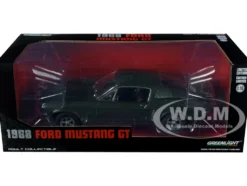 1968 Ford Mustang GT Fastback Highland Green Metallic 1/18 Diecast Model Car Greenlight 13615