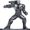 2006 Ford Mustang GT Gray Metallic War Machine Diecast Figurine Avengers Marvel Series Hollywood Rides Series 1/32 Diecast Model Car Jada 33082
