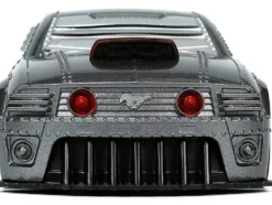 2006 Ford Mustang GT Gray Metallic War Machine Diecast Figurine Avengers Marvel Series Hollywood Rides Series 1/32 Diecast Model Car Jada 33082