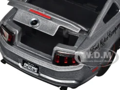 2010 Ford Mustang GT Gray Metallic with Flames Ford Motor Company Bigtime Muscle Series 1/24 Diecast Model Car Jada 34039
