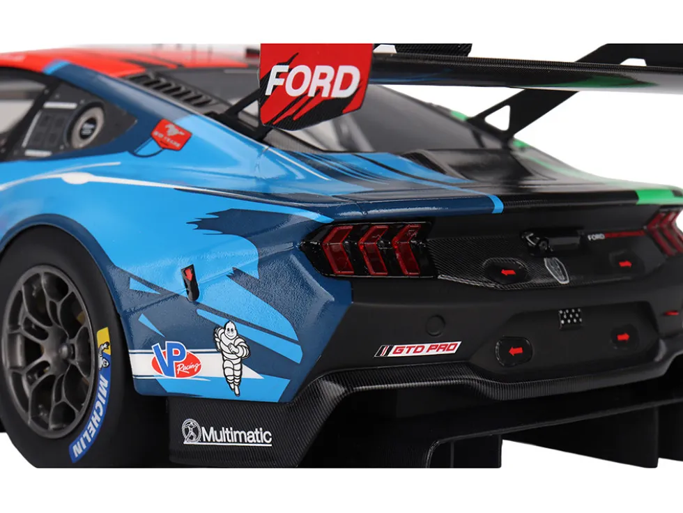 Ford Mustang GT3 #65 Joey Hand - Dirk Muller "Ford Multimatic Motorsports" "Motul Course de Monterey - Laguna Seca" (2024) 1/18 Model Car by Top Speed