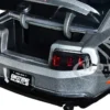 2010 Ford Mustang GT Matt Gray Metallic with Black Graphics and Stripes Ford Performance Bigtime Muscle Series 1/24 Diecast Model Car Jada 34210