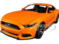 2015 Ford Mustang GT 5.0 Metallic Orange Special Edition 1/18 Diecast Model Car Maisto 31197