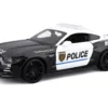 2015 Ford Mustang GT 5.0 "Police" Black and White "Authority" Series 1/24 Diecast Model Car by Maisto