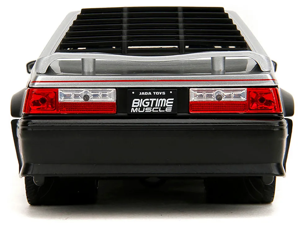 1989 Ford Mustang GT "Texaco" Silver Metallic and Matt Black "Bigtime Muscle" Series 1/24 Diecast Model Car by Jada