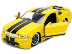 2006 Ford Mustang GT Yellow with Black Stripes 