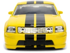 2006 Ford Mustang GT Yellow with Black Stripes 