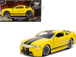 2006 Ford Mustang GT Yellow with Black Stripes 