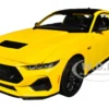 2024 Ford Mustang GT 5.0 Yellow with Black Top "NEX Models" Series 1/25 Diecast Model Car by Welly