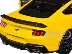 2024 Ford Mustang GT 5.0 Yellow with Black Top "NEX Models" Series 1/25 Diecast Model Car by Welly