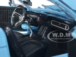 1964 1/2 Ford Mustang Light Blue White Top James Bond 007 Thunderball 1965 Movie James Bond Collection Series 1/24 Diecast Model Car Motormax 79855