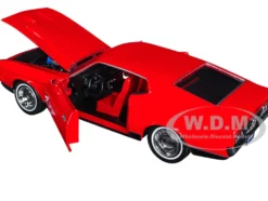 1971 Ford Mustang Mach 1 Red James Bond 007 Diamonds are Forever 1971 Movie James Bond Collection Series 1/24 Diecast Model Car Motormax 79851